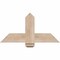 Ekena Millwork Eugene Smooth Timber Gable Bracket, Douglas Fir, 36"W x 18"H x 3 1/2"D x 5 1/2"F, 12/12 Pitch GBW036X18X0406EUG00SDF - alternate 1